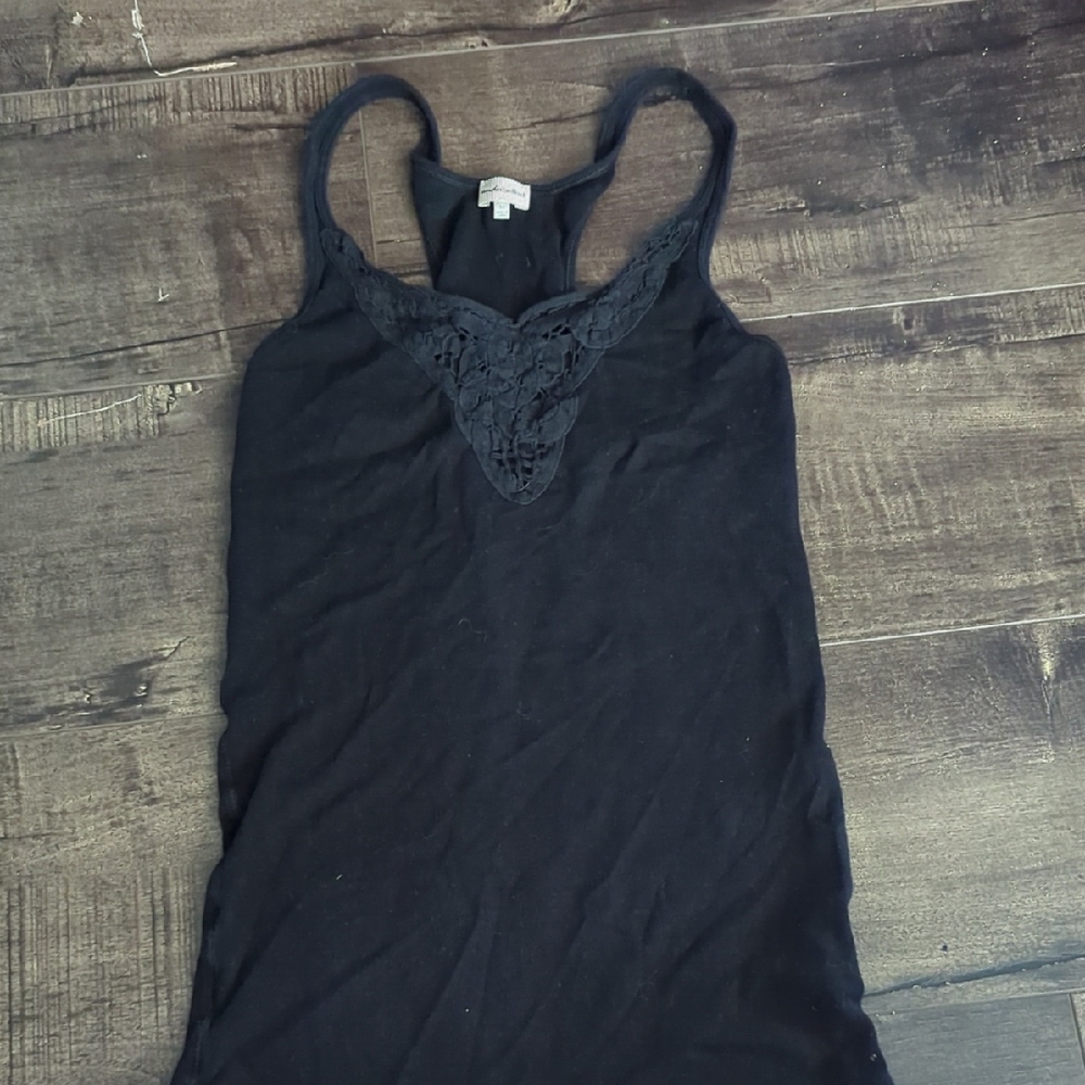 Wilfred Black Lace Detail Tank Top